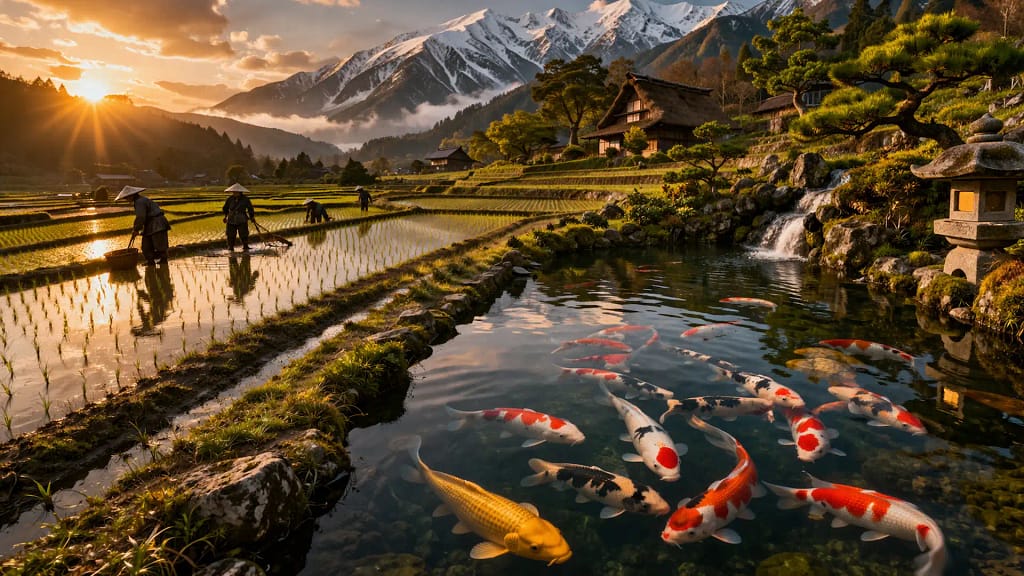 prica o koi saranima poreklo japanski koi
