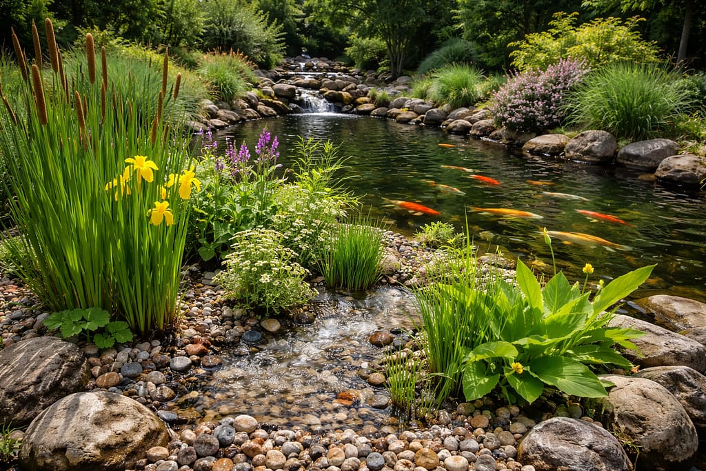 koliko povrsine i dubine treba wetland koi ribnjak